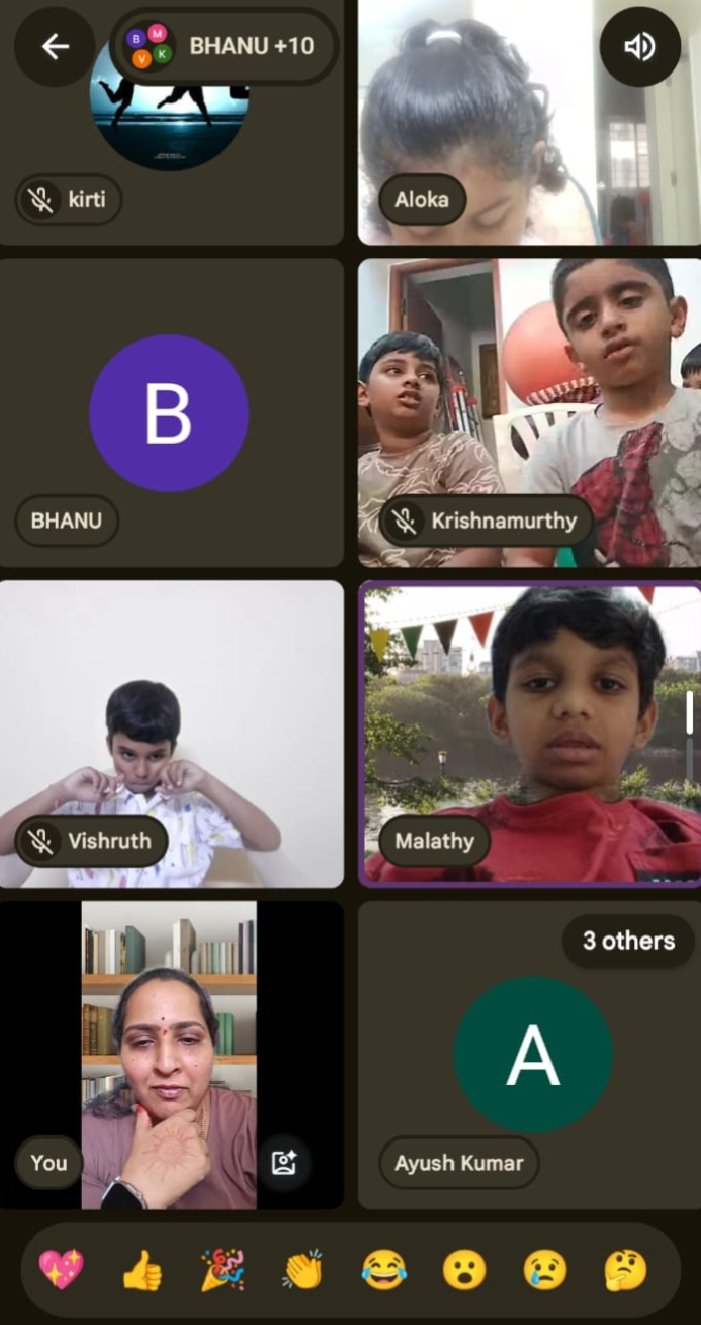 Vedic storytelling session with Puranic parables and moral values