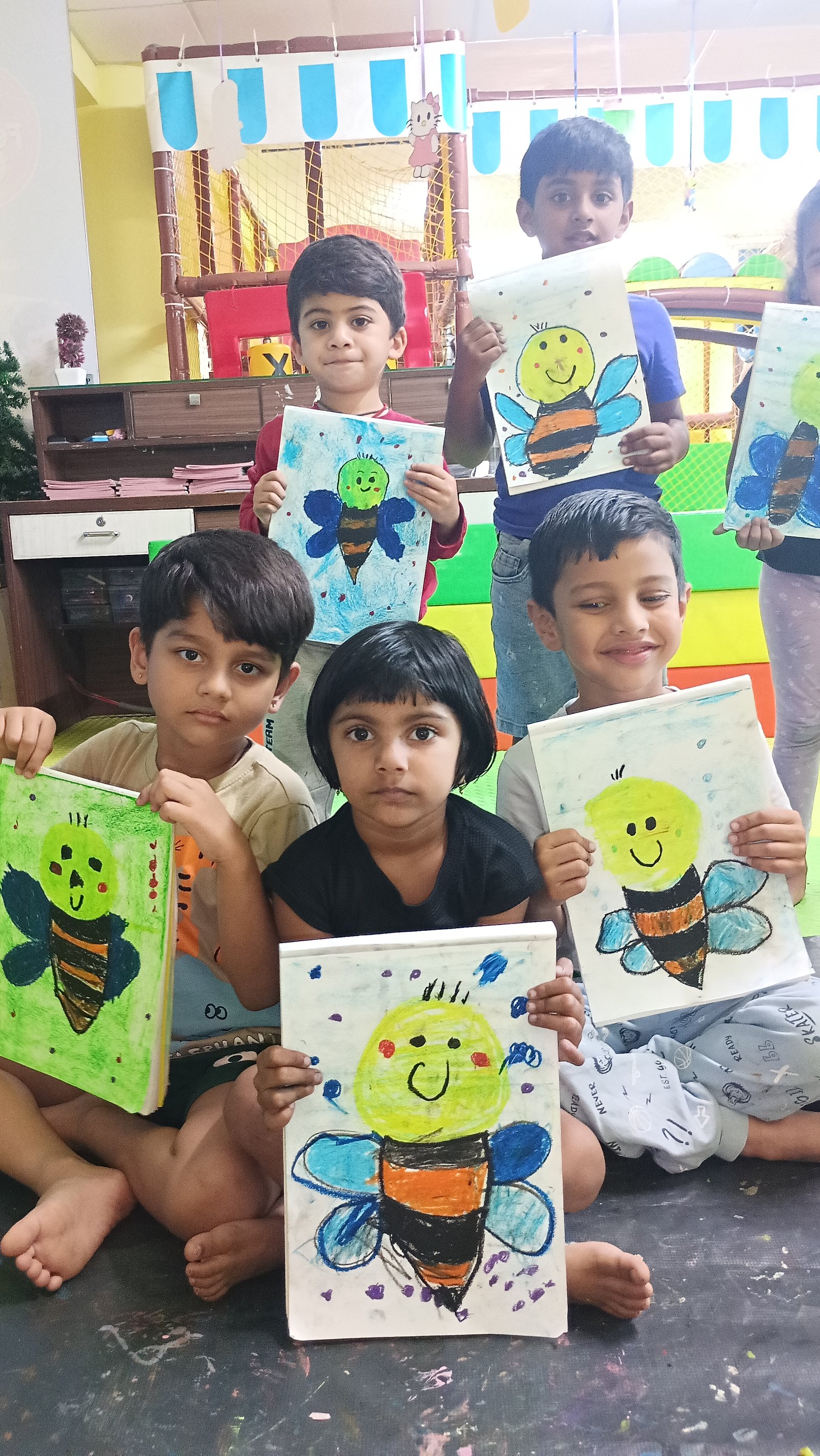 Creative folk art craft with traditional Indian peacock motifs